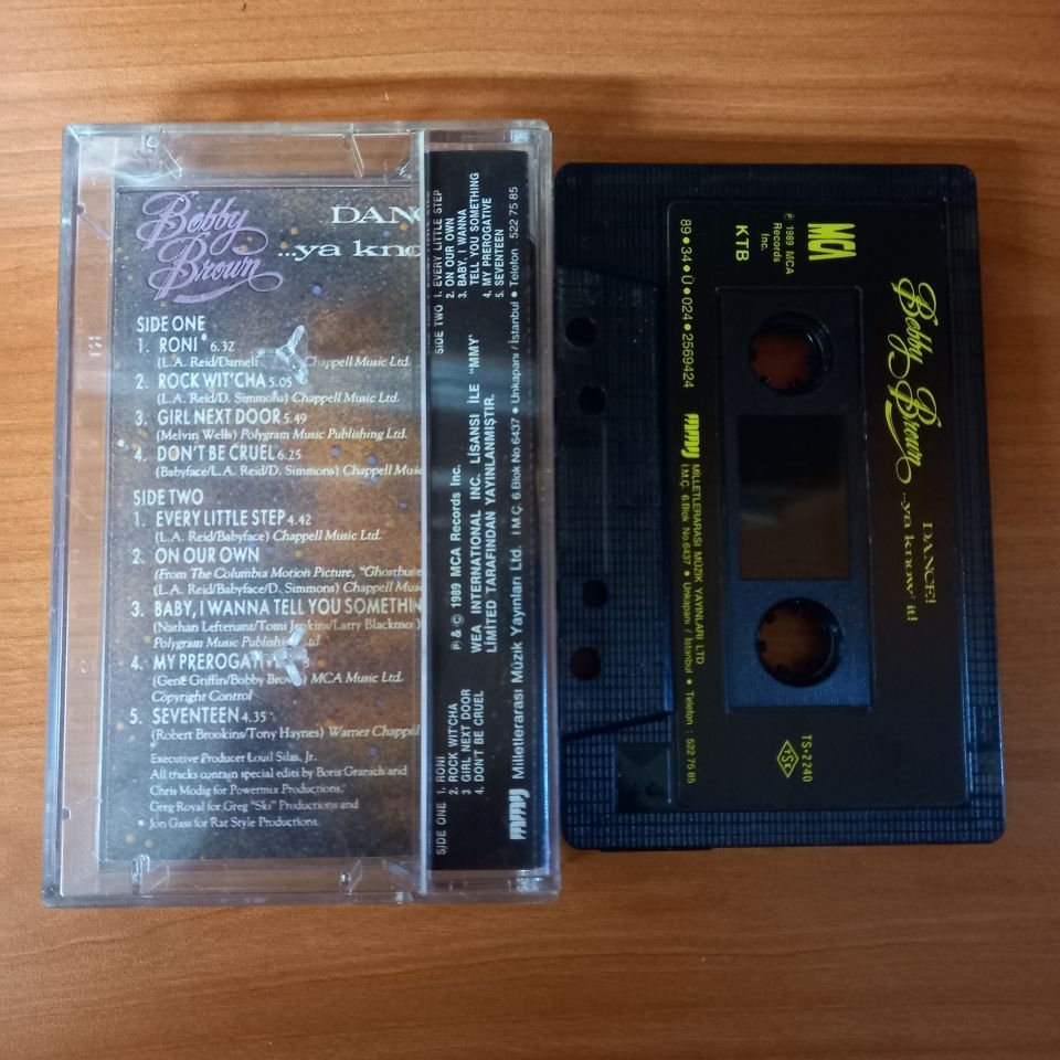 BOBBY BROWN - DANCE! / ...YA KNOW IT! (1989) - KASET 2.EL