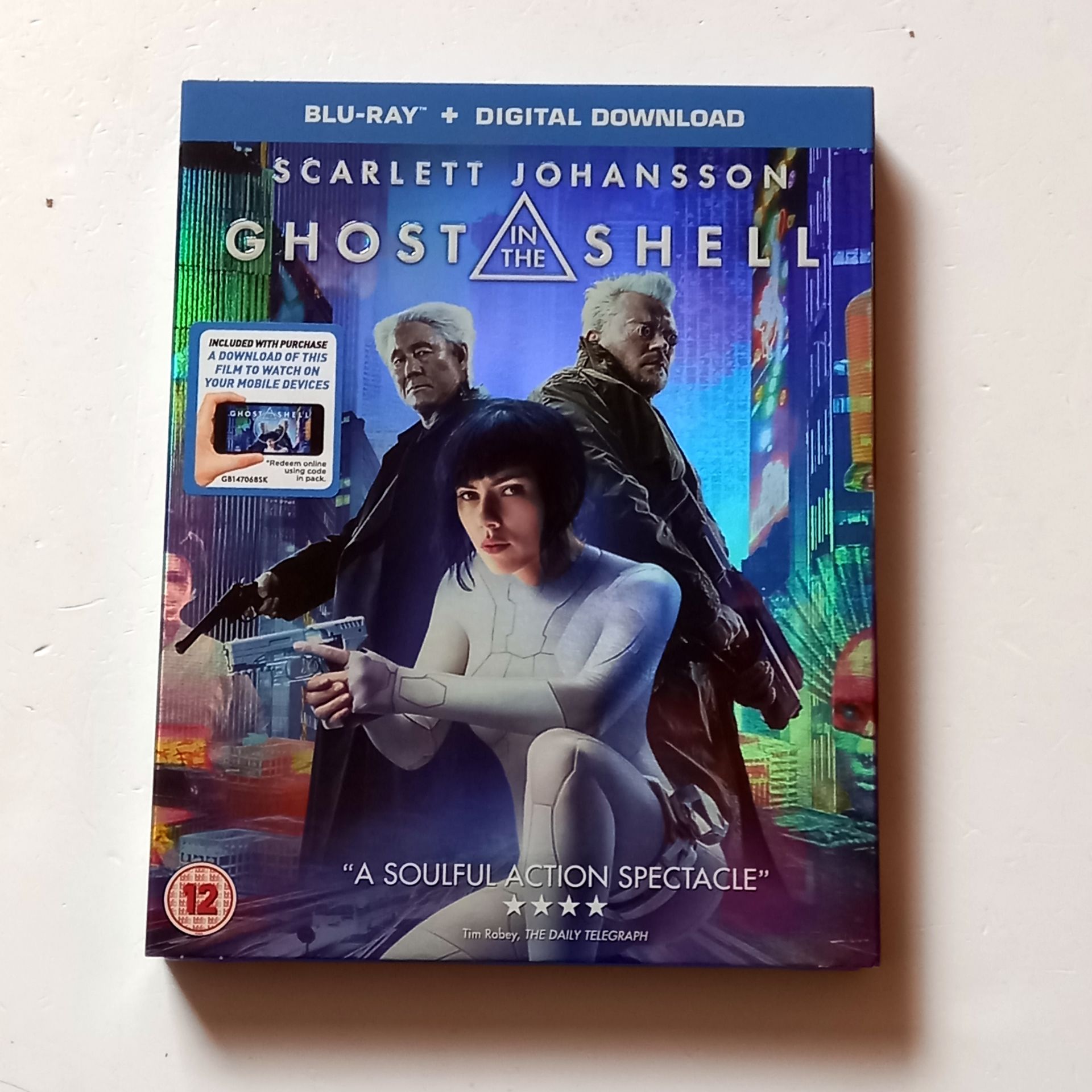 GHOST IN THE SHELL - SCARLETT JOHANSON, MICHAEL CARMEN PITT, JULIETTE BINOCHE - YÖN.: RUPERT SANDERS - BLU-RAY REGION FREE SLIPCASE 2.EL TÜRKÇE ALTYAZI YOKTUR