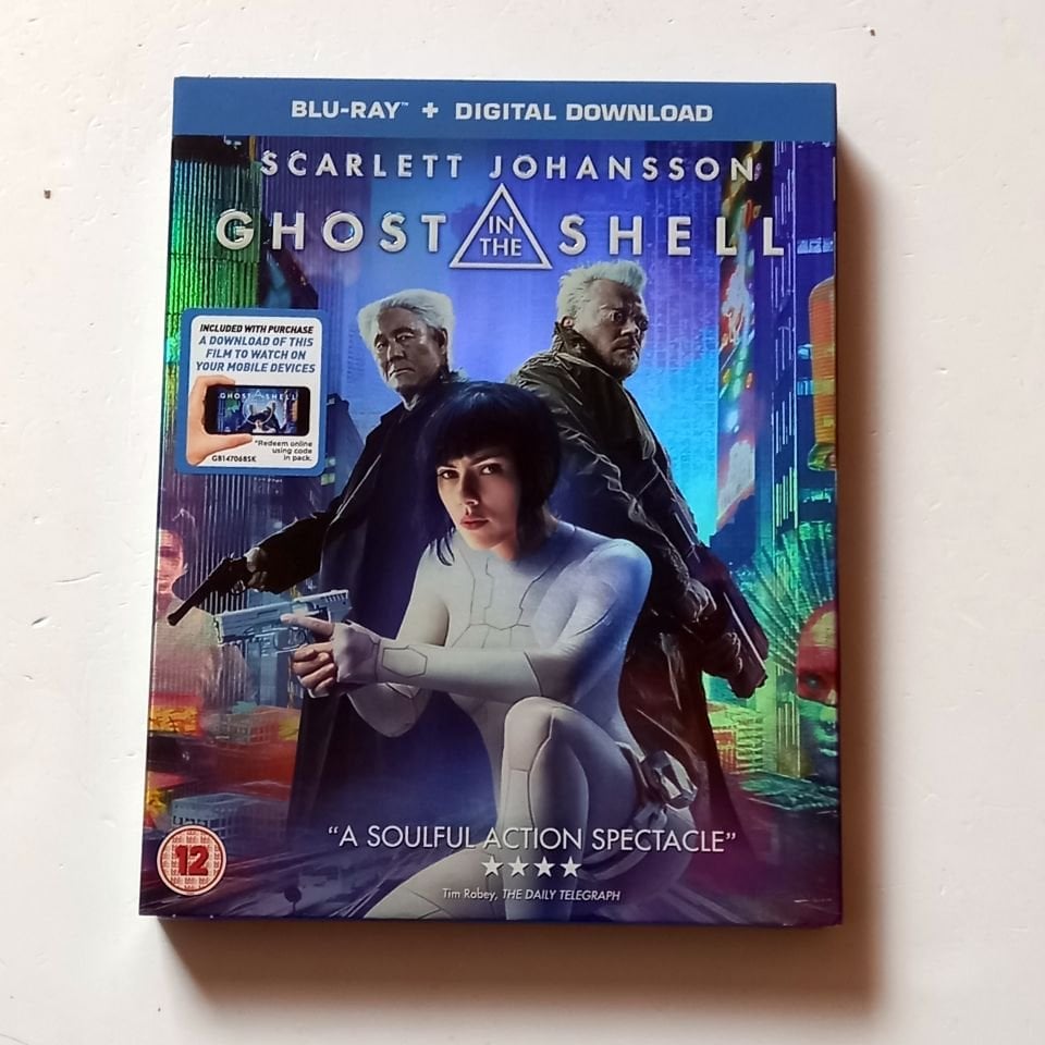GHOST IN THE SHELL - SCARLETT JOHANSON, MICHAEL CARMEN PITT, JULIETTE BINOCHE - YÖN.: RUPERT SANDERS - BLU-RAY REGION FREE SLIPCASE 2.EL TÜRKÇE ALTYAZI YOKTUR