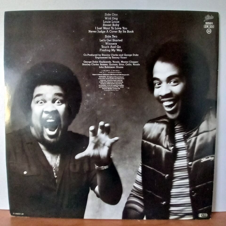 STANLEY CLARKE, GEORGE DUKE – THE CLARKE / DUKE PROJECT (1984) - LP 2.EL PLAK