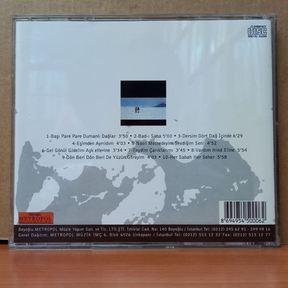 KORO İLE TÜRK HALK MÜZİĞİ EZGİLERİ 3 / HALİMİZ AHVALİMİZ - CD 2.EL