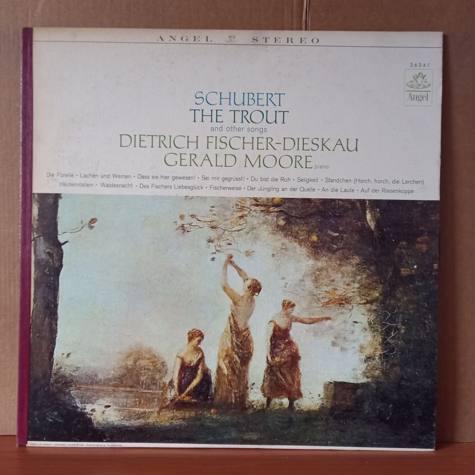 SCHUBERT: THE TROUT AND OTHER SONGS / DIETRICH FISCHER-DIESKAU, GERALD MOORE (1979) - LP 2.EL PLAK