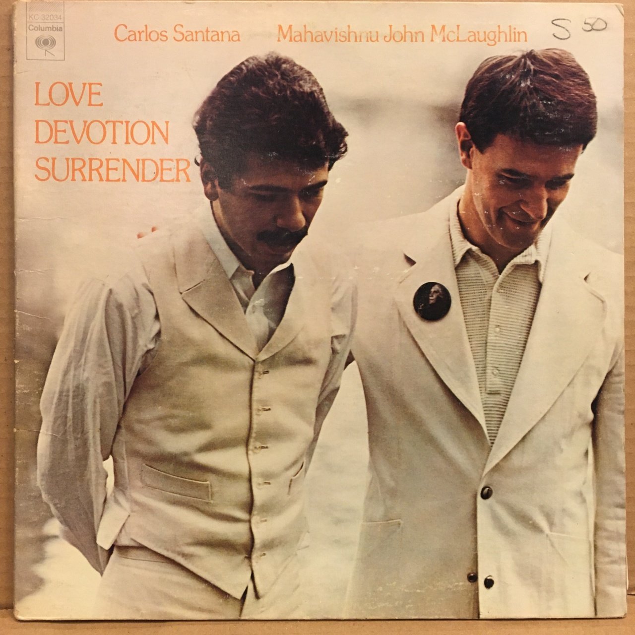 CARLOS SANTANA JOHN MCLAUGHLIN - LOVE DEVOTION SURRENDER 1973 2.EL PLAK