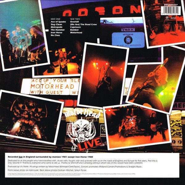 MOTÖRHEAD - NO SLEEP 'TIL HAMMERSMITH (1981) - LP 180GR 2015 EDITION SIFIR PLAK