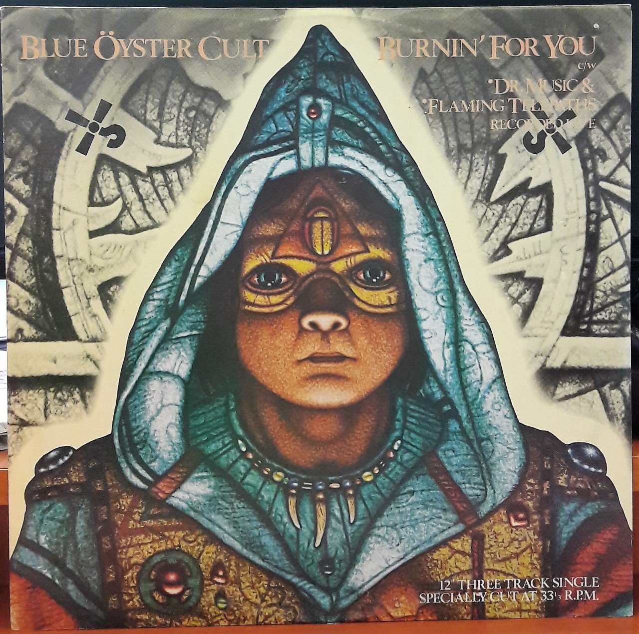 BLUE ÖYSTER CULT - BURNIN' FOR YOU (1981) - 12'' MAXI SINGLE PLAK 2.EL