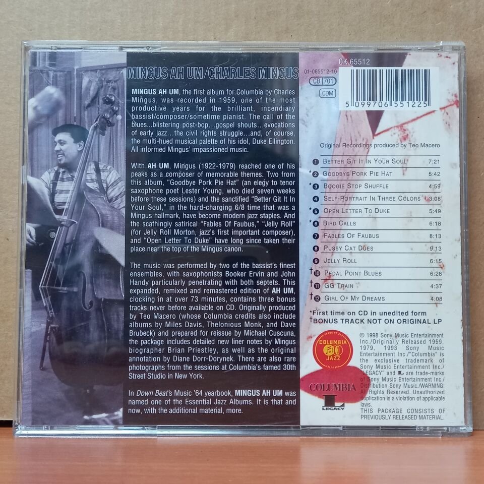 CHARLES MINGUS – MINGUS AH UM - CD 2.EL
