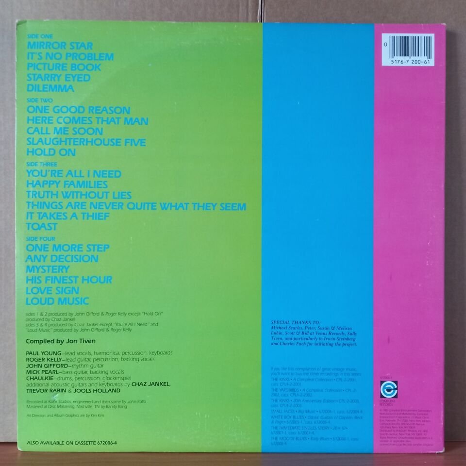 PAUL YOUNG AND STREETBAND – LONDON DILEMMA / A COMPLEAT COLLECTION (1985) - 2LP 2.EL PLAK