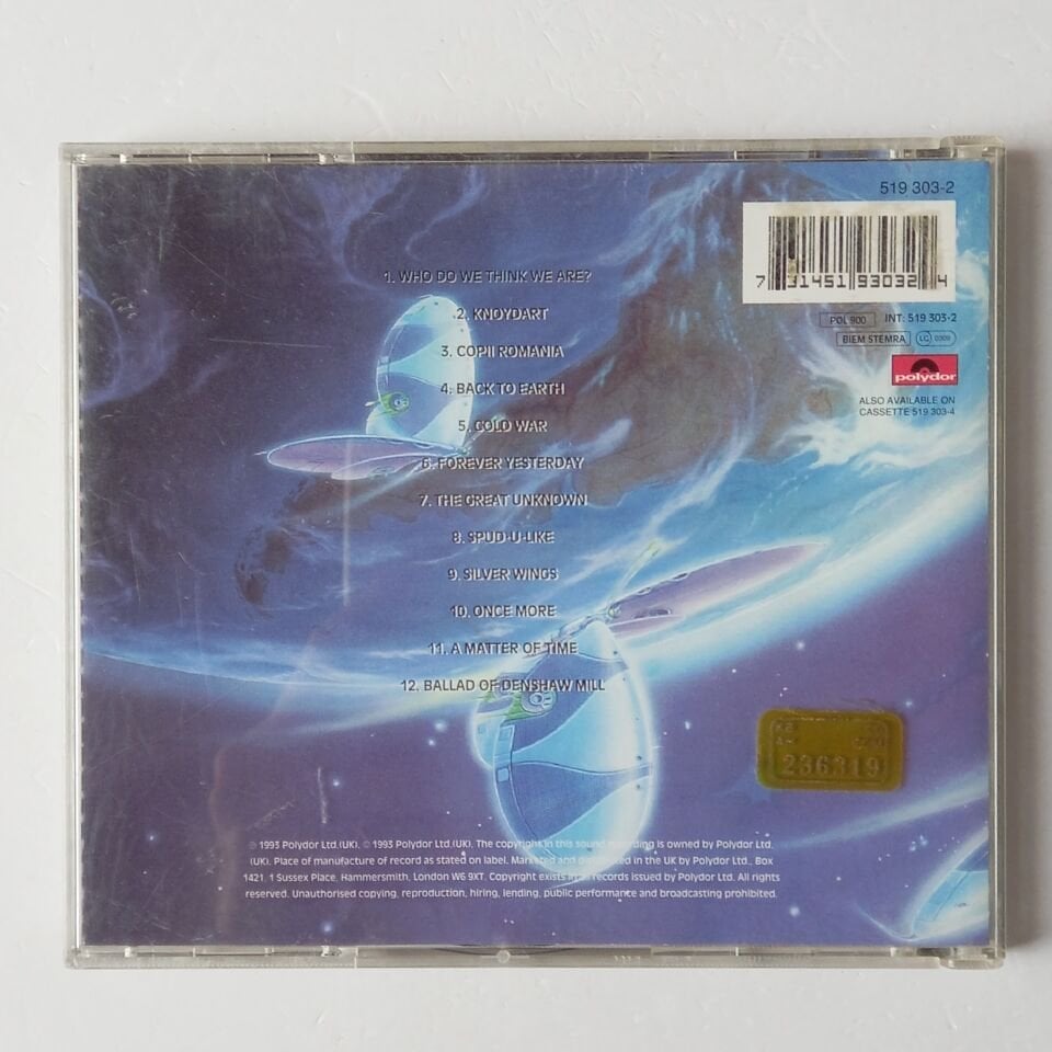 BARCLAY JAMES HARVEST – CAUGHT IN THE LIGHT (1993) - CD 2.EL