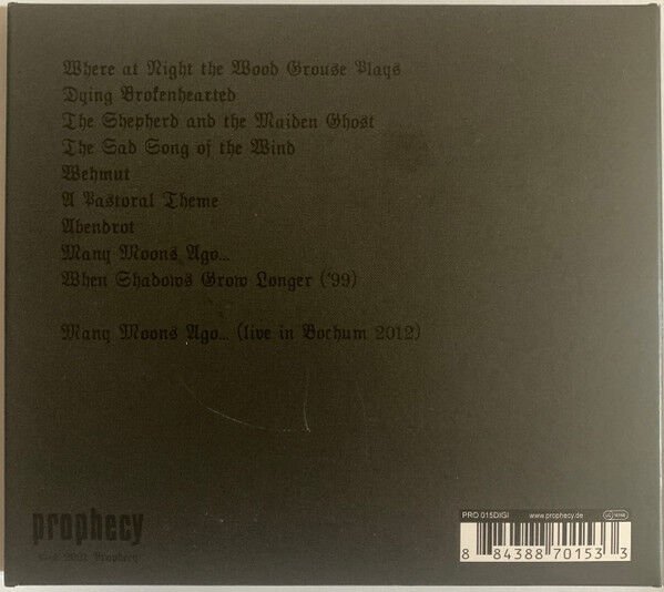 EMPYRIUM – WHERE AT NIGHT THE WOOD GROUSE PLAYS (1999) - CD REISSUE DIGIPAK AMBALAJINDA SIFIR
