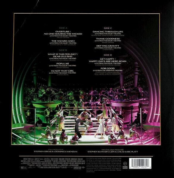 WICKED / ONE WONDERFUL NIGHT LIVE - SOUNDTRACK LIVE PERFORMANCE / ARIANA GRANDE , CYNTHIA ERIVO (2025) - 2xLP 2026 COLOURED EDITION SIFIR PLAK