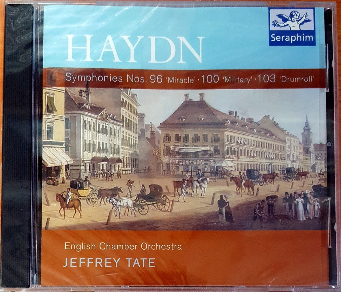 HAYDN - SYMPHONIES 96, 100 & 103 / JEFFREY TATE / SERAPHIM CD SIFIR