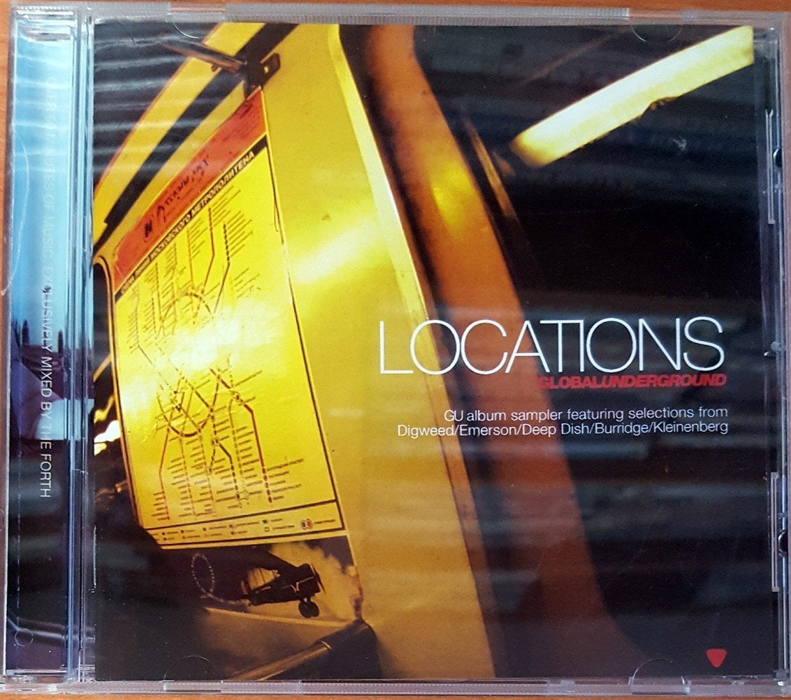 LOCATIONS / GU SAMPLER FEAT. SELECTIONS FROM DIGWEED, EMERSON, DEEP DISH, BURRIDGE, KLEINENBERG / GLOBAL UNDERGROUND (2001) CD PROGRESSIVE HOUSE 2.EL