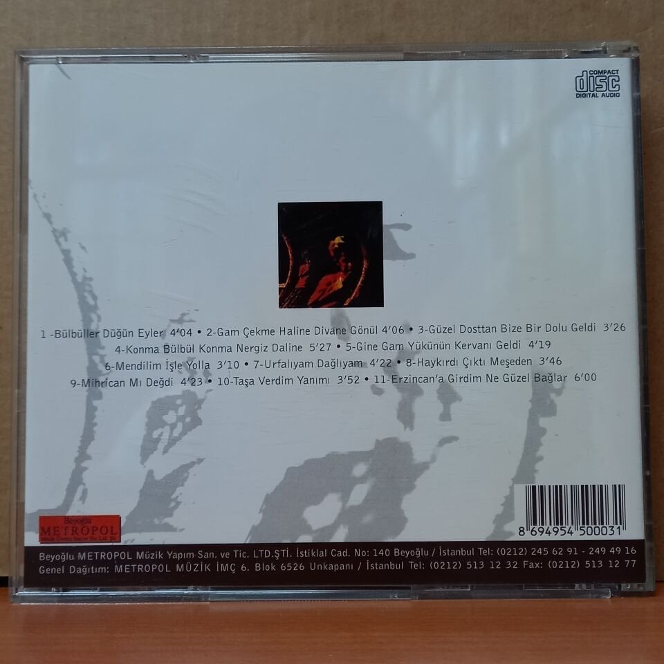 KORO İLE TÜRK HALK MÜZİĞİ EZGİLERİ 1 / HALİMİZ AHVALİMİZ (1999) - CD 2.EL