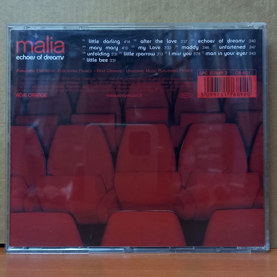 MALIA – ECHOES OF DREAMS (2004) - CD 2.EL