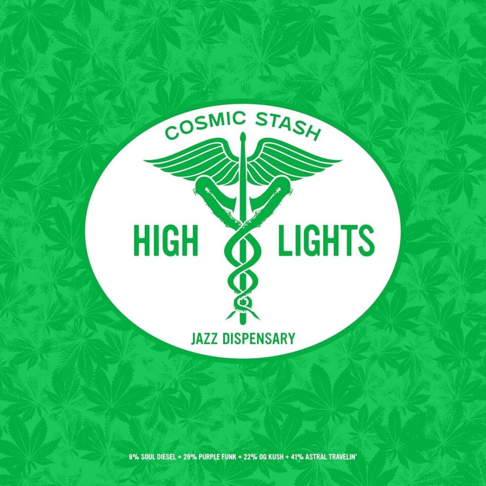 JAZZ DISPENSARY: COSMIC STASH / HIGH LIGHTS - V/A DAVID AXELROD , JOHNNY HAMMOND , PATRICE RUSHEN , JACK DE JOHNETTE , FUNK INC etc (2026) - LP COMPILATION JAZZ FUNK COLOURED EDITION SIFIR PLAK