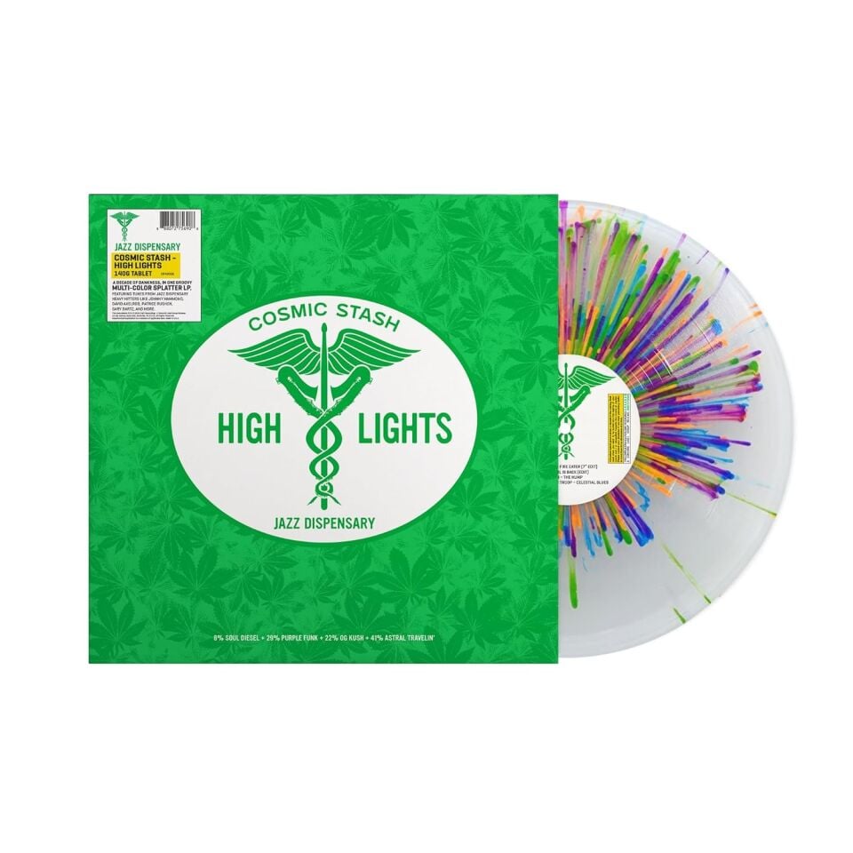 JAZZ DISPENSARY: COSMIC STASH / HIGH LIGHTS - V/A DAVID AXELROD , JOHNNY HAMMOND , PATRICE RUSHEN , JACK DE JOHNETTE , FUNK INC etc (2026) - LP COMPILATION JAZZ FUNK COLOURED EDITION SIFIR PLAK