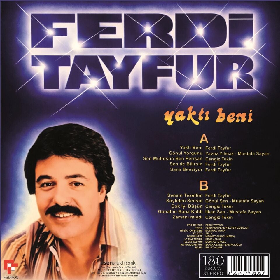 FERDİ TAYFUR - YAKTI BENİ (1984) - LP 180GR 2026 EDİSYON SIFIR PLAK