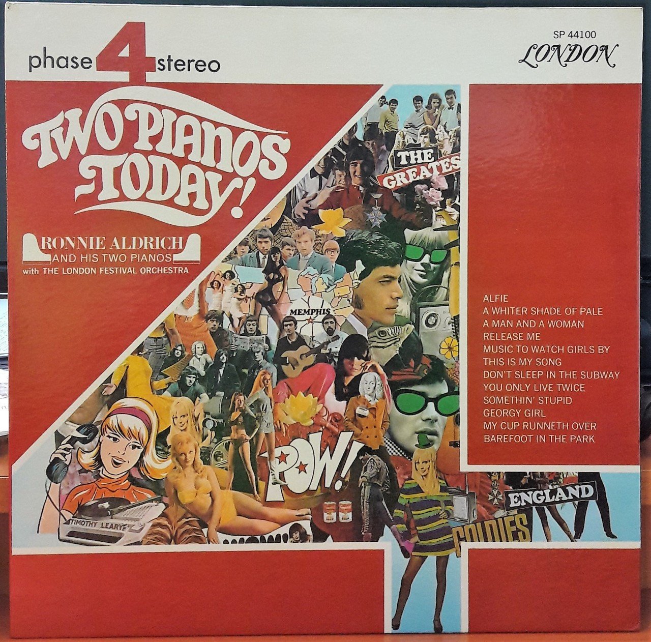 TWO PIANOS TODAY - RONNIE ALDRICH - PLAK 2.EL LONDON PHASE 4 STEREO