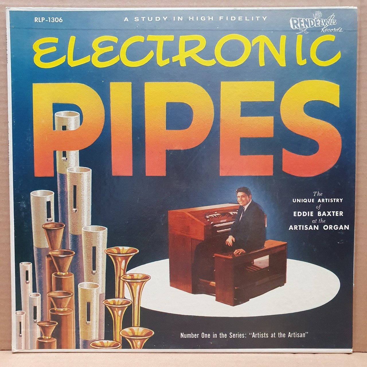 EDDIE BAXTER - ELECTRONIC PIPES (1958) - LP 2.EL PLAK