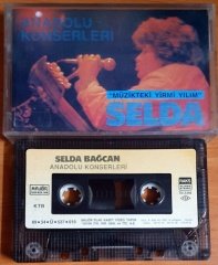 SELDA BAĞCAN - SEÇMELER 1 / ANADOLU KONSERLERİ (1989) - KASET MAJÖR 2.EL
