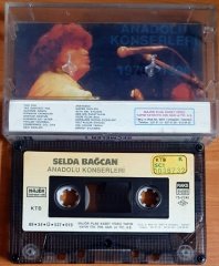 SELDA BAĞCAN - SEÇMELER 1 / ANADOLU KONSERLERİ (1989) - KASET MAJÖR 2.EL
