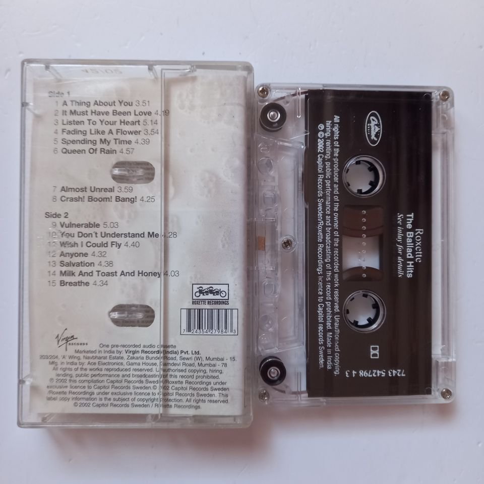 ROXETTE - THE BALLAD HITS (2002) - KASET 2.EL