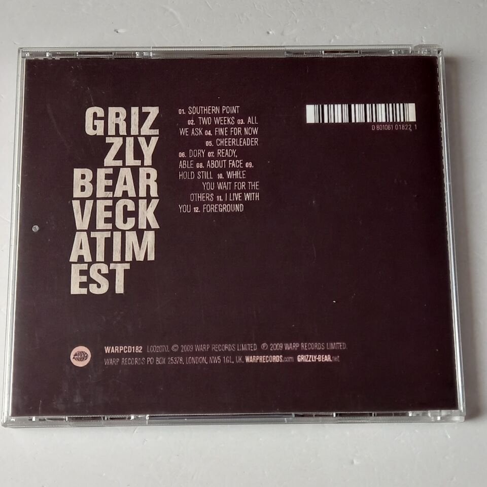 GRIZZLY BEAR – VECKATIMEST (2009) - CD 2.EL