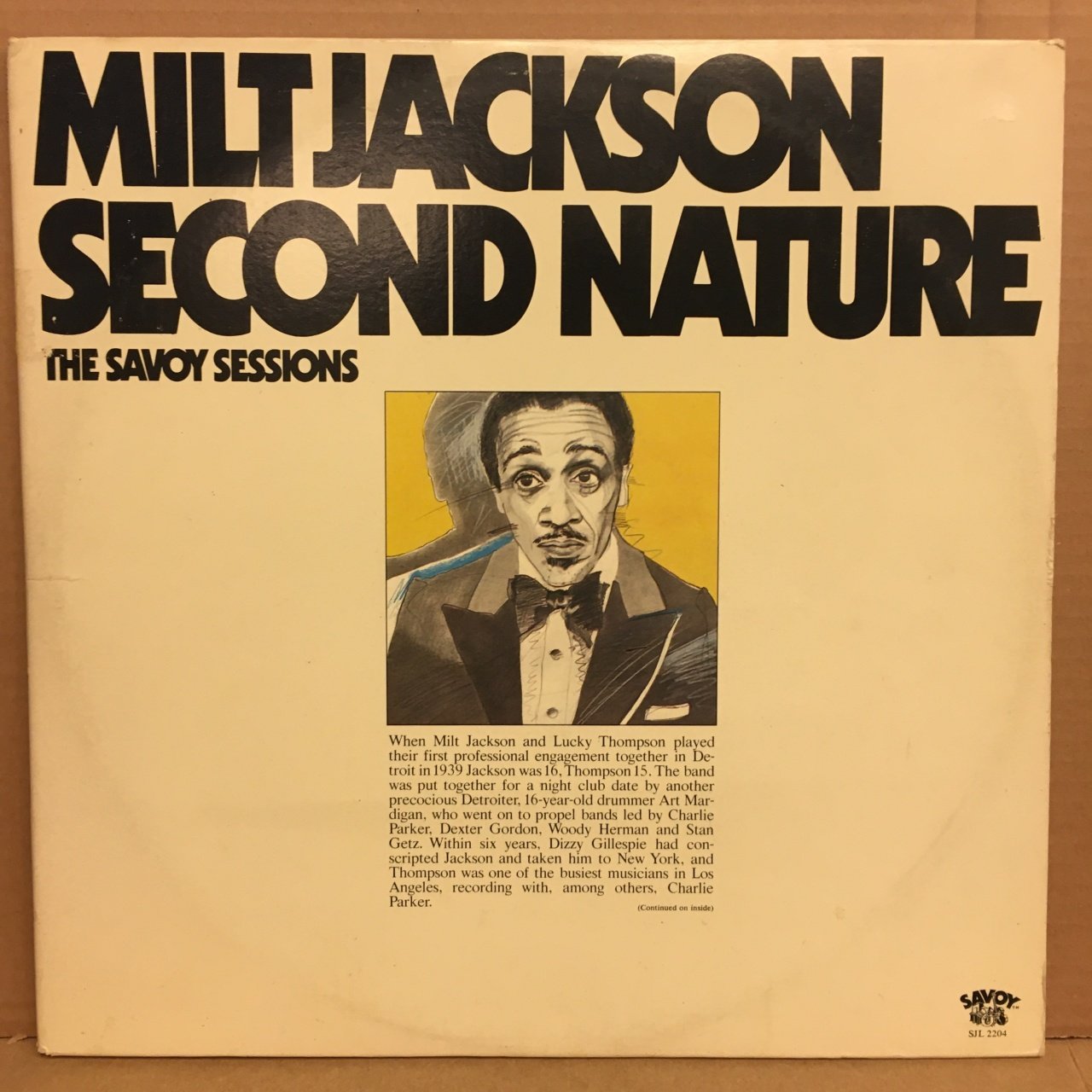 MILT JAKCSON - SECOND NATURE THE SAVOY SESSIONS 2.EL 2PLAK