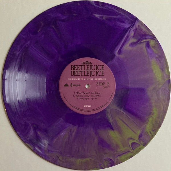 BEETLEJUICE SOUNDTRACK (2024) - DONNA SUMMER, BEE GEES, SIGUR ROS, DANNY ELFMAN - COLORED 2LP SIFIR PLAK