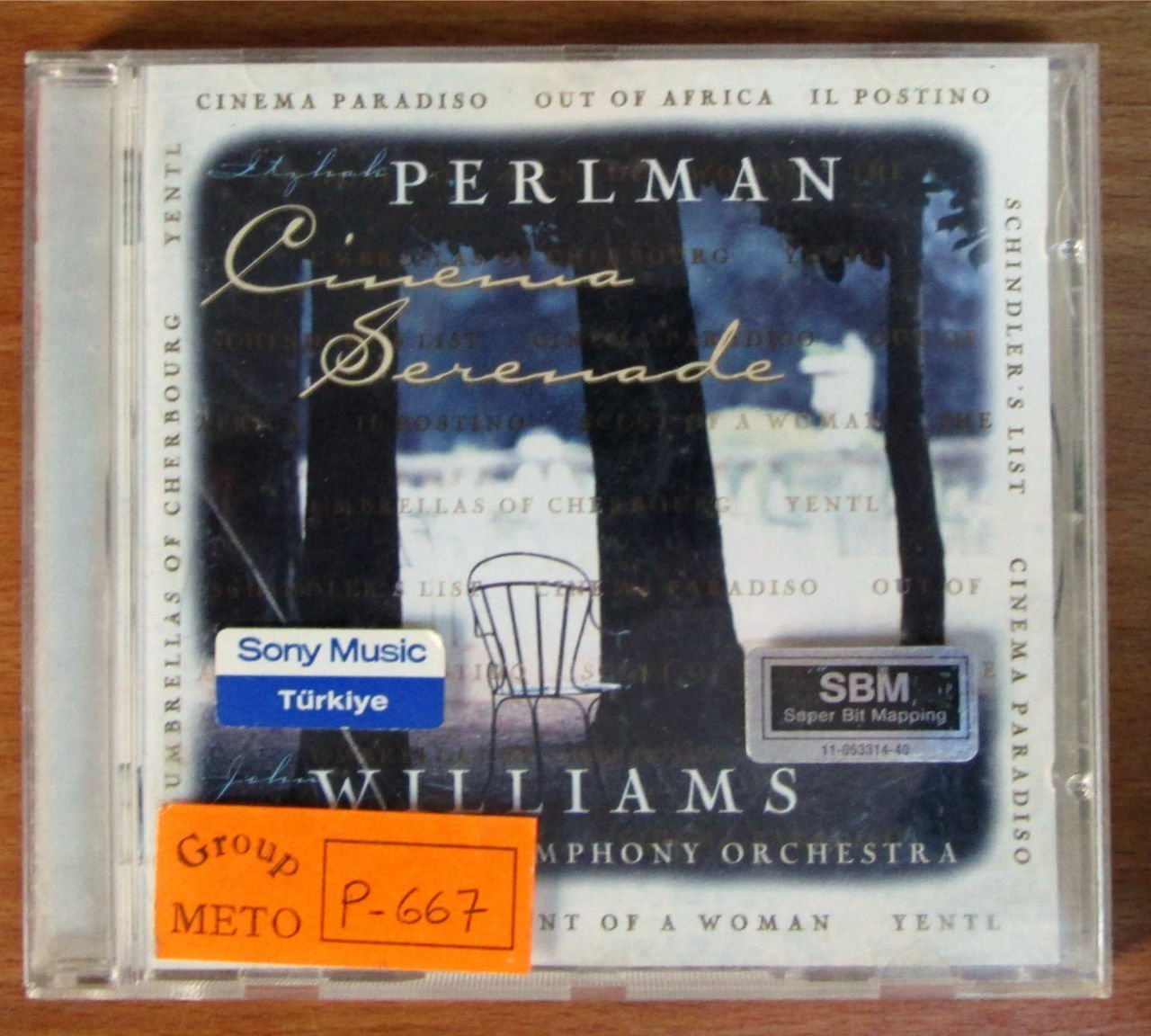 ITZHAK PERLMAN CINEMA SERENADE - CD 2.EL