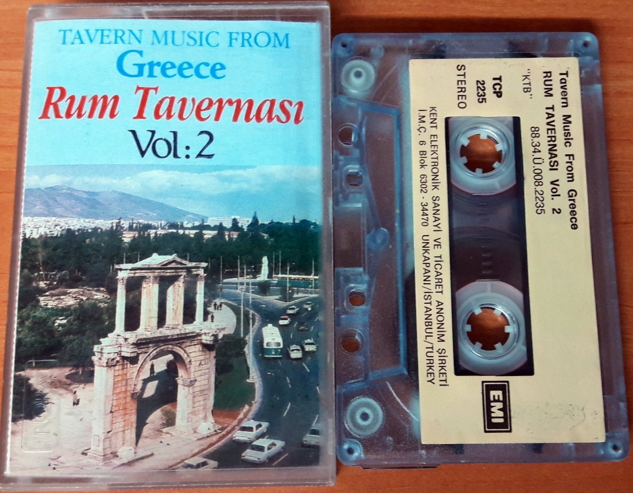 TAVERN MUSIC FROM GREECE VOL:2 - RUM TAVERNASI KASET 2.EL