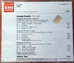 HAYDN - SYMPHONIEN NOS. 94, 95 & 97 / JEFFREY TATE CD SIFIR