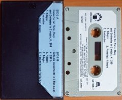 WOLFGANG AMADEUS MOZART / KONZERT FÜR FLÖTE UND HARFE KV 299 - KASET MADE IN SAUDI ARABIA / IMD 2.EL