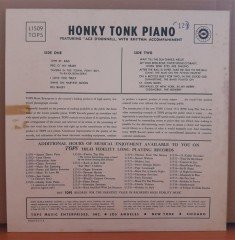 HONY TONK PIANO - LP 2.EL PLAK
