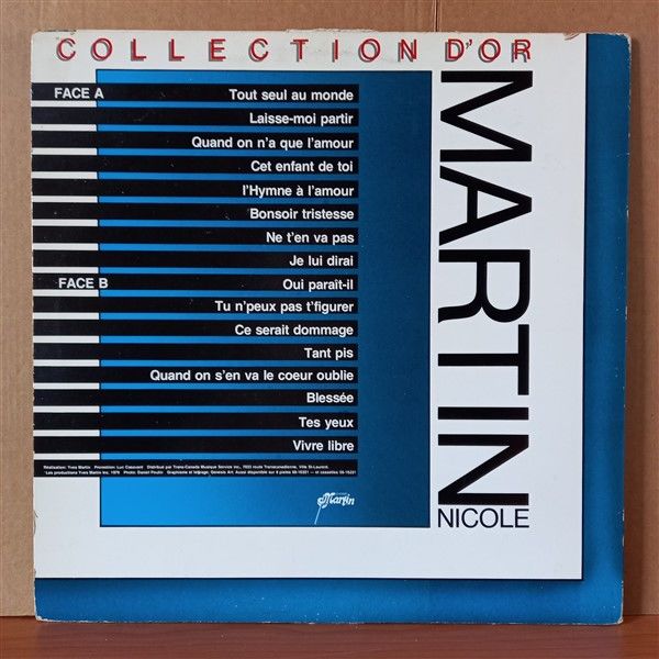 NICOLE MARTIN – COLLECTION D'OR (1979) - LP 2.EL PLAK