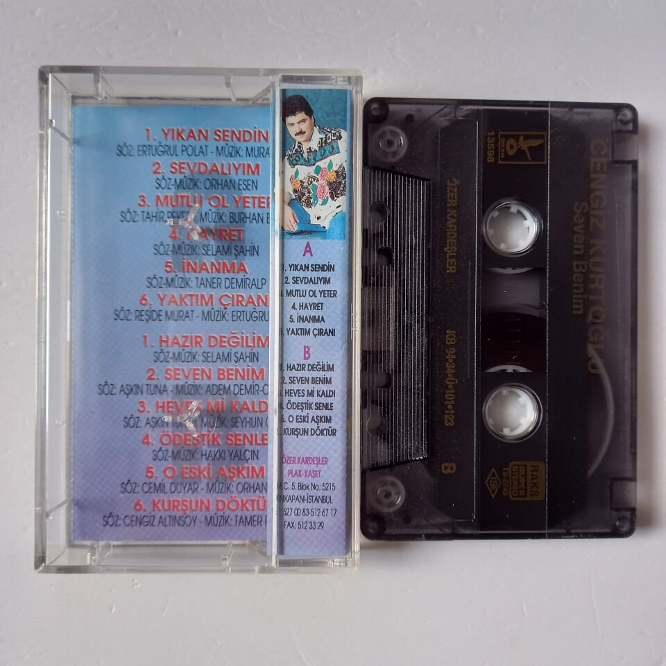 CENGİZ KURTOĞLU - SEVEN BENİM (1994) - KASET 2.EL