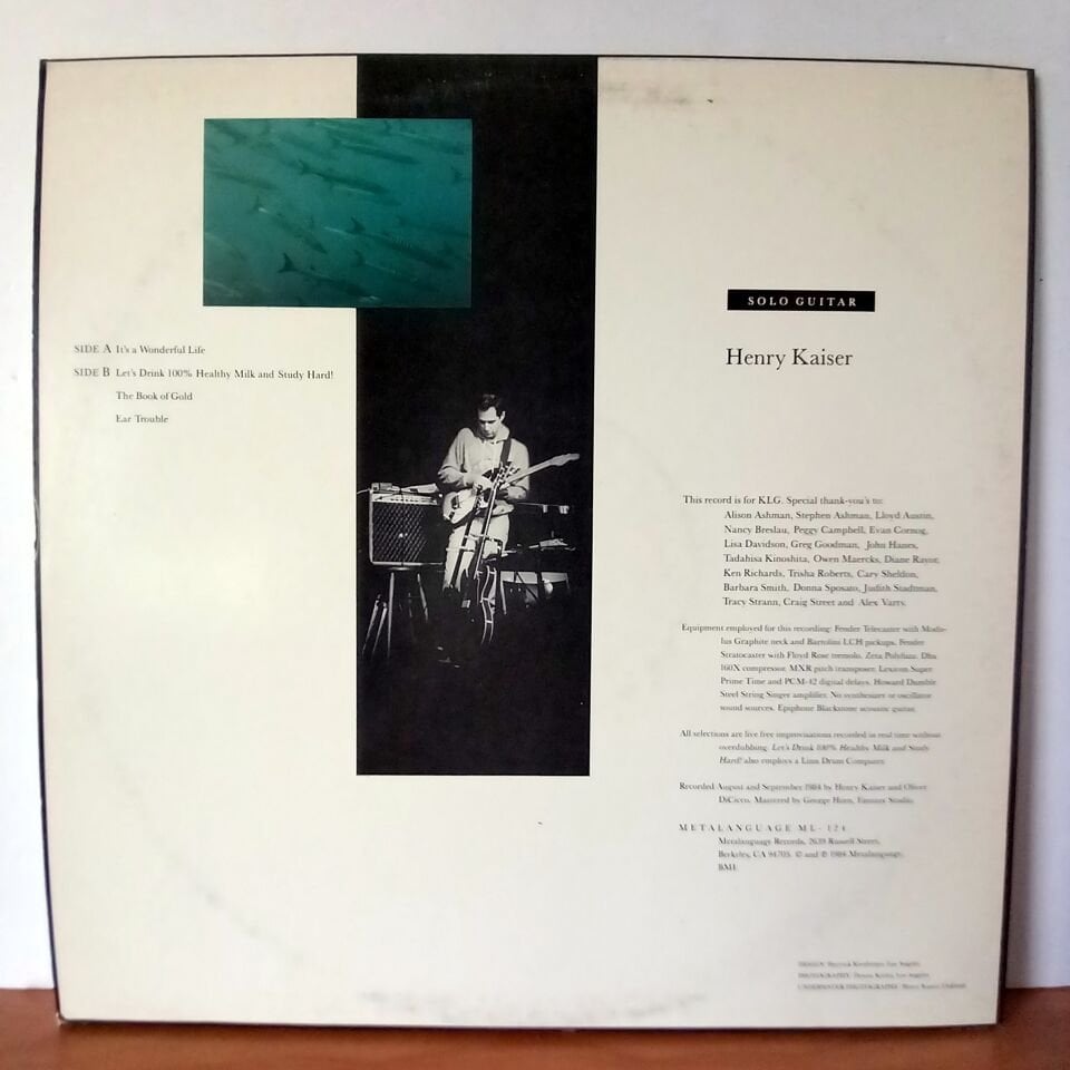 HENRY KAISER – IT'S A WONDERFUL LIFE (1984) - LP 2.EL PLAK