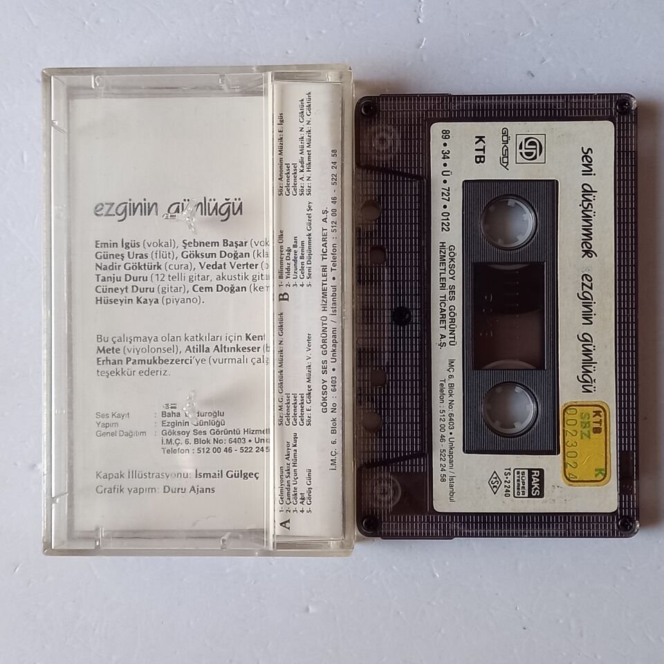 EZGİNİN GÜNLÜĞÜ - SENİ DÜŞÜNMEK (1989) - KASET 2.EL