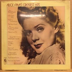 ALICE FAYE - GREATEST HITS (1973) SIFIR PLAK