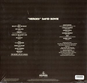DAVID BOWIE - HEROES (1977) LP 2018 REISSUE SIFIR PLAK