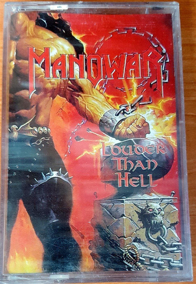 MANOWAR - LOUDER THAN HELL (1996) BMG CASSETTE MADE IN TURKEY ''NEW''