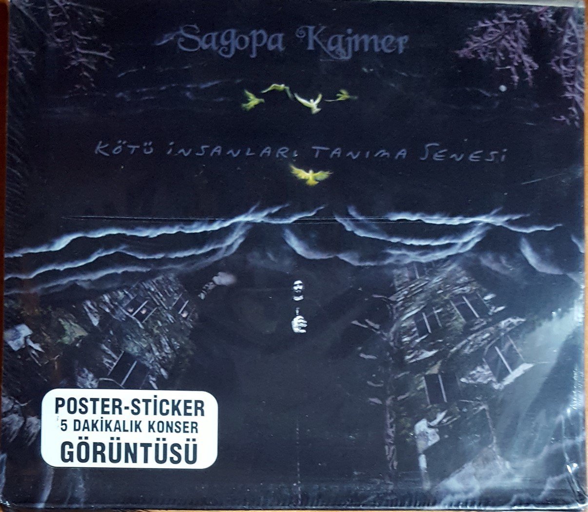 SAGOPA KAJMER - KÖTÜ İNSANLARI TANIMA SENESİ (2008) MELANKOLIA POSTER+STICKER CD SIFIR