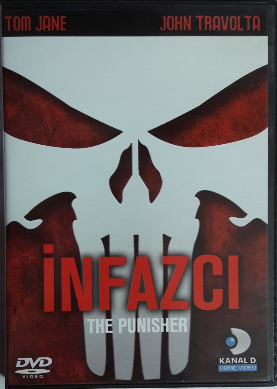 İNFAZCI - THE PUNISHER - JOHN TRAVOLTA - TOM JANE - MARVEL - DVD 2.EL