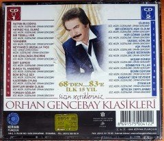 ORHAN GENCEBAY - KLASİKLERİ / SİZİN SEÇTİKLERİNİZ / 68'DEN...83'E İLK 15 YIL (1998) KERVAN 2CD SIFIR