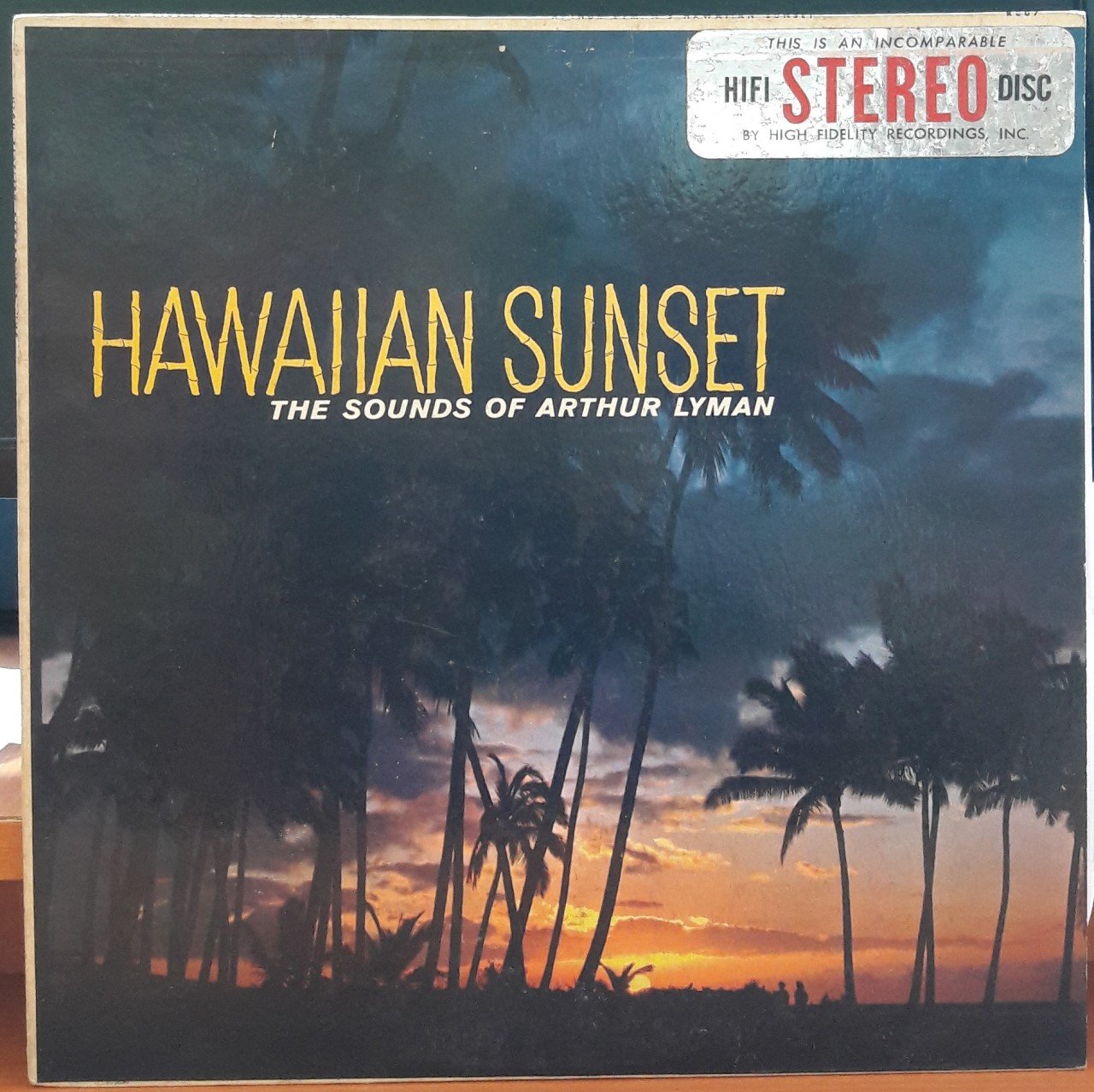 HAWAIIAN SUNSET - ARTHUR LYMAN - PLAK 2.EL