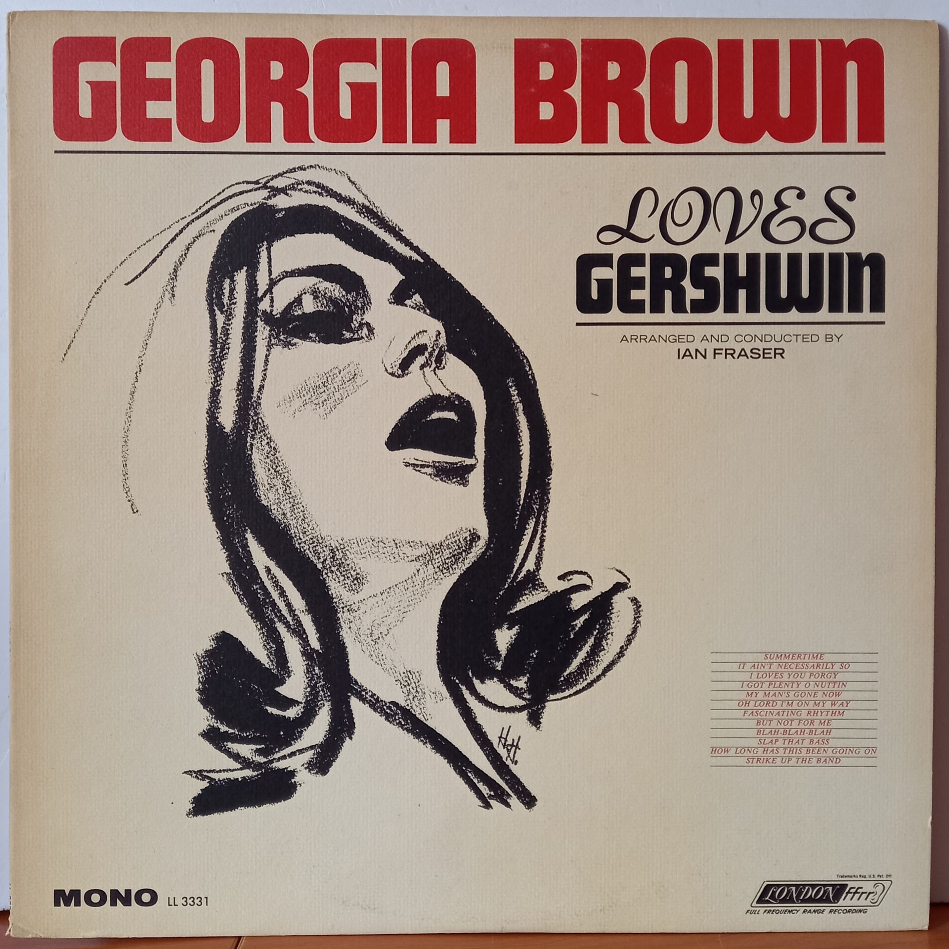 GEORGIA BROWN – GEORGIA BROWN LOVES GERSHWIN (1963) - LP 2.EL PLAK