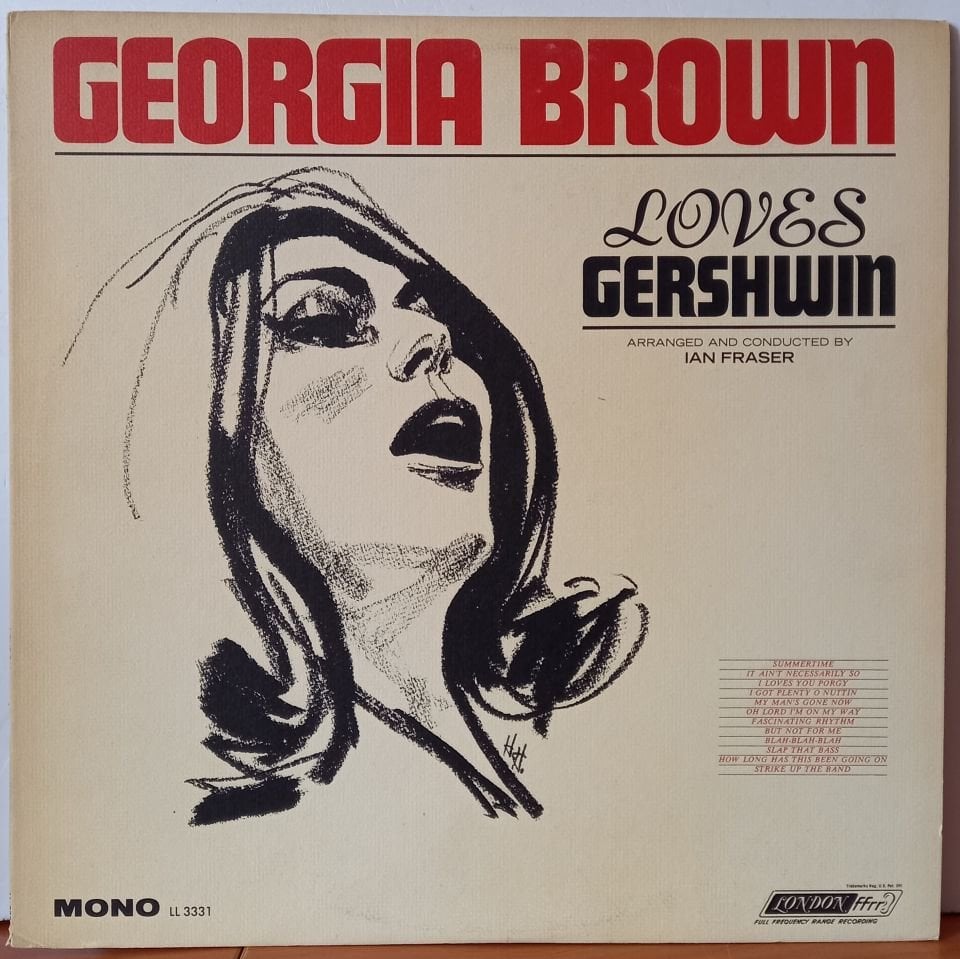 GEORGIA BROWN – GEORGIA BROWN LOVES GERSHWIN (1963) - LP 2.EL PLAK