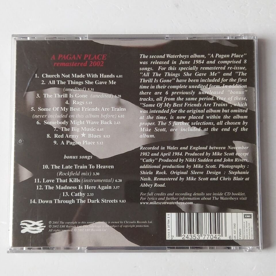 THE WATERBOYS – A PAGAN PLACE (1984) - CD REMASTERED 2002 REISSUE 2.EL