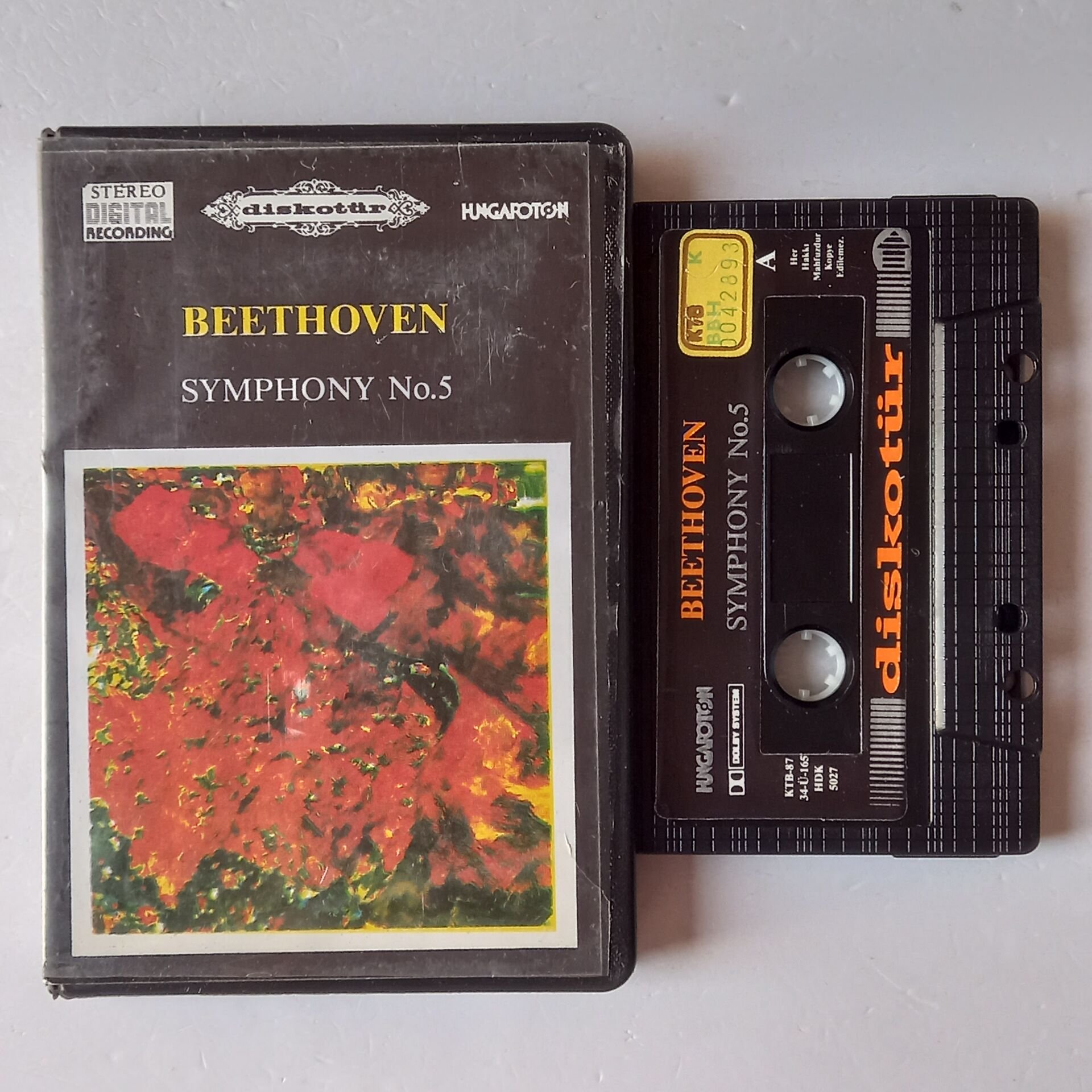 LUDWIG VAN BEETHOVEN - SYMPHONY NO.5 (1987) - KASET 2.EL