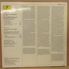 SCHUMANN PIANO QUINTET / BRAHMS STRIN QUARTET LASALLE QUARTET JAMES LEVINE 2.EL PLAK2.EL PLAK